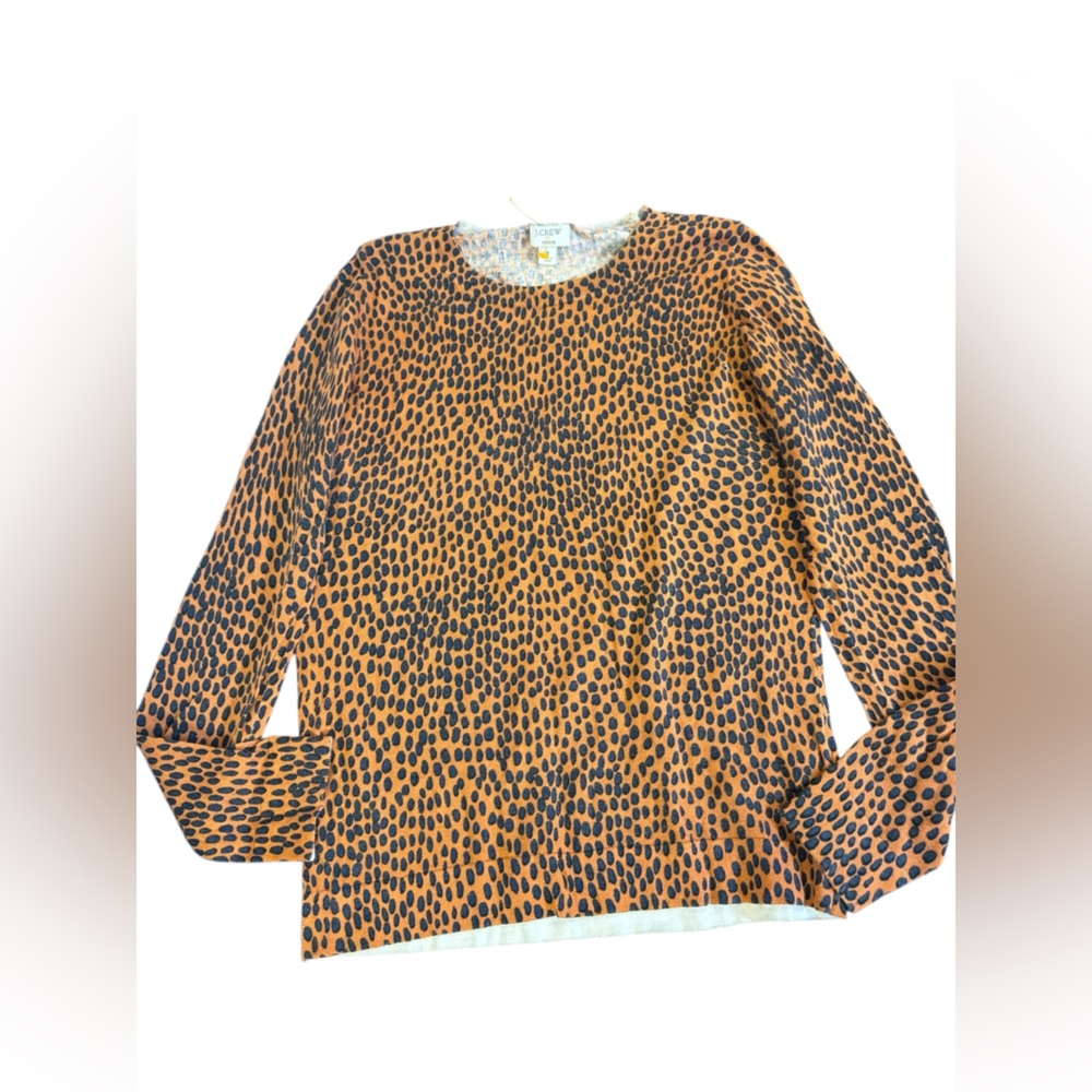 Leopard Print Long Sleeve Top